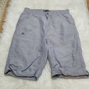 Nicholas K Grey Silk Linen Grey Shorts